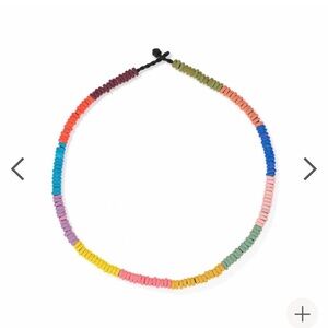 EUC Adina Reyter x MBAB Exclusive Enamel Colorblock Bead Necklace